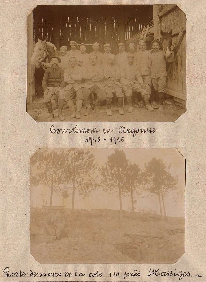 Gourtémont 1915-1916